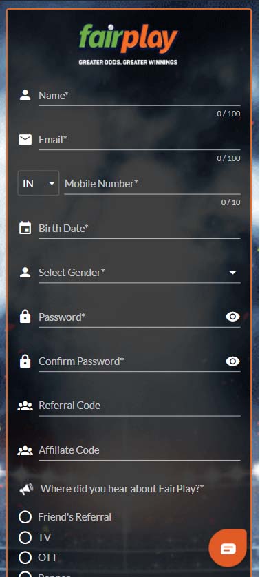 FairPlay Registration